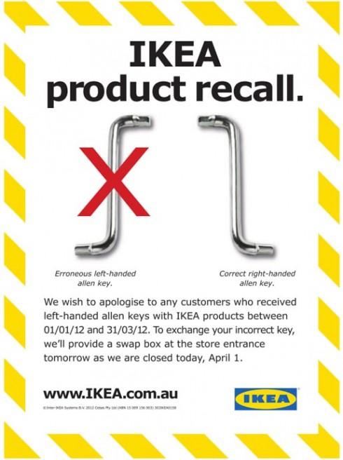 Aprilskämt. IKEA